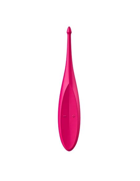 Satisfyer Twirling Fun - újratölthető, vízálló klitorvibrátor (bíborvörös)