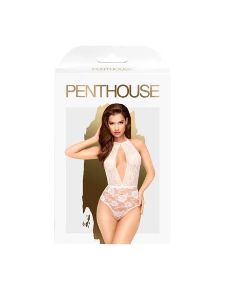 Penthouse Toxic Powder - csipke body (fehér)