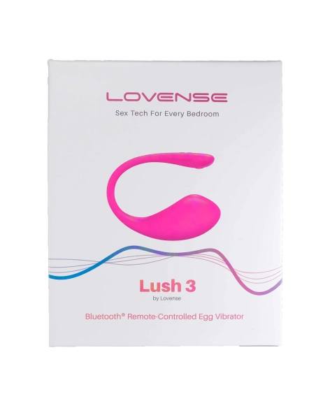 Lovense lush 3 - töltő intelligens vibrációs tojás (rózsaszín)