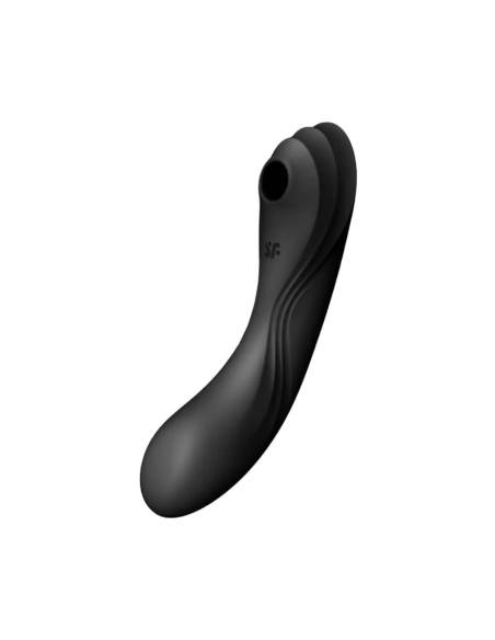 Satisfyer Curvy Trinity 4 újratölthető hüvelyi és csiklóvibrátor fekete