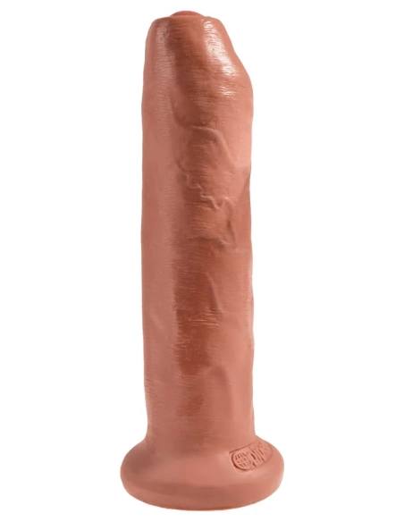 Valósághű vibrátor Pipedream King Cock 7 Vágatlan 18cm sötét testszín