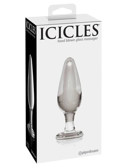 Üveg anális dugó Pipedream Icicles No. 26 átlátszó