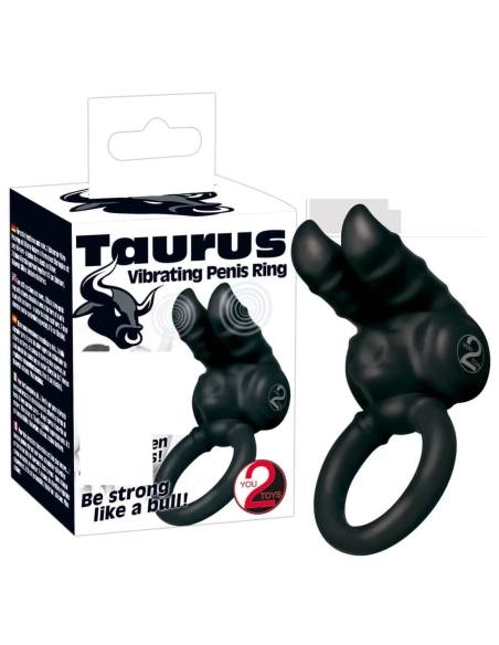 Taurus – kettős motoros kakasgyűrű készlet (fekete)