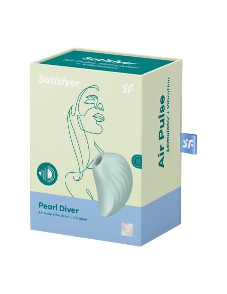 Satisfyer Pearl Diver mentás klitorisz vibrátor