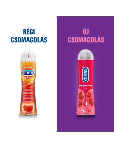 Durex Play - eper ízű kenőzselé