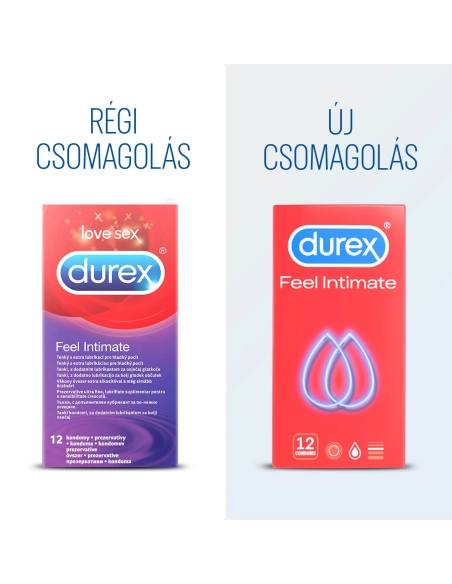 Durex Feel Intimate vékony óvszer 12 db