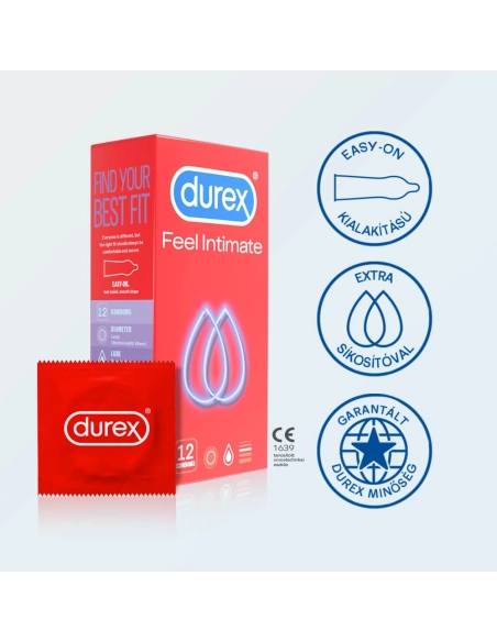 Durex Feel Intimate vékony óvszer 12 db