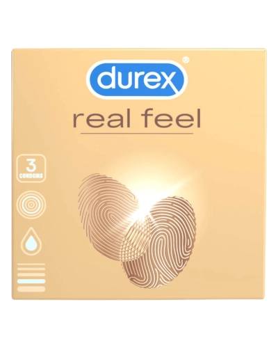 Durex Real Feel óvszer latex mentes 3 db