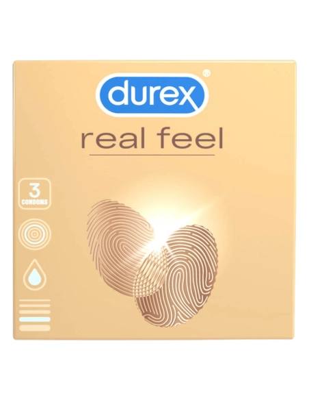 Durex Real Feel óvszer latex mentes 3 db