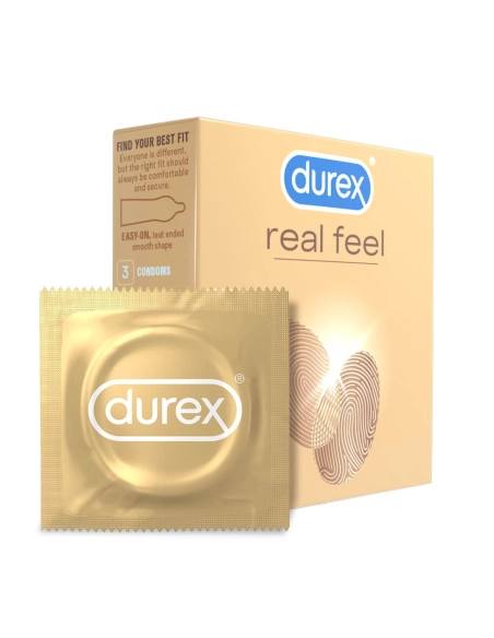 Durex Real Feel óvszer latex mentes 3 db