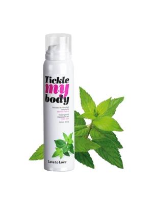 Tickle my body masszázsolaj hab menta 150 ml