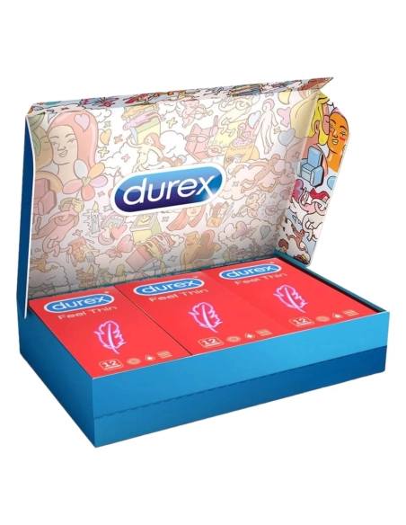 Durex Feel Thin - óvszercsomag a valósághű érzésért (4 x 12 db)