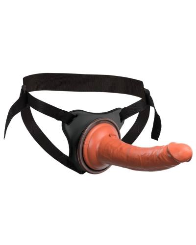 Clip-on vibrátor King Cock Elite hevederrel