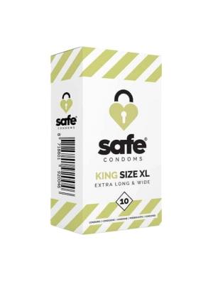 SAFE King Size XL extra nagy óvszer 10 db