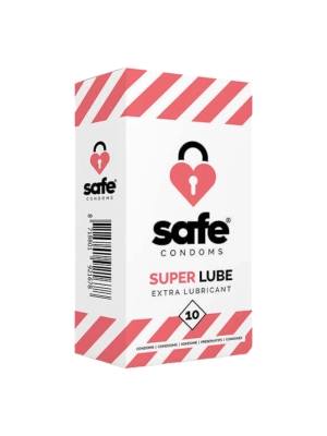 SAFE Super Lube extra vékony óvszer 10 db