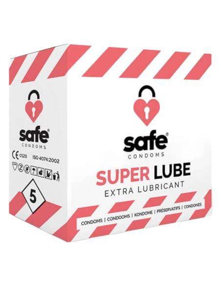 SAFE Super Lube extra vékony óvszer 5 db