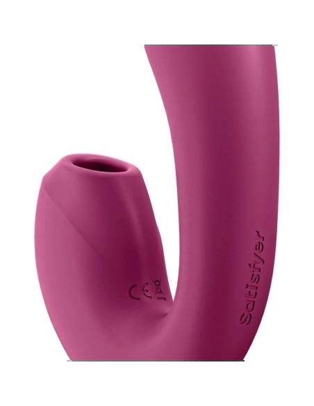 Satisfyer Sunray újratölthető 2 az 1-ben vibrátor piros