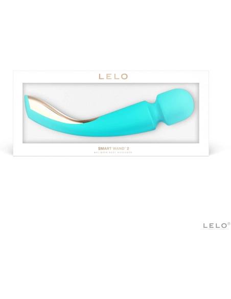 LELO Smart Wand 2 - nagy - újratölthető masszázsvibrátor (türkiz)