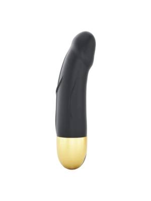 Dorcel Real Vibration S 2.0 - újratölthető vibrátor (fekete és arany)