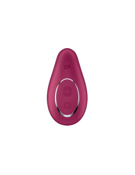 Satisfyer Dipping Delight - újratölthető csiklóvibrátor (piros)