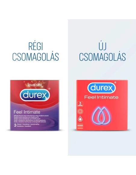 Durex Feel Intimate ultravékony óvszer 3 db