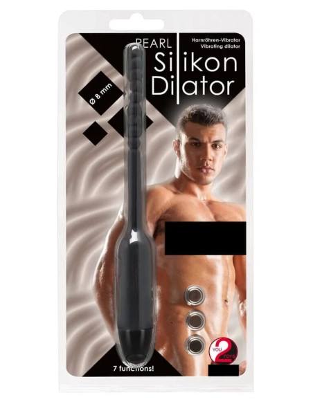 Szilikon húgycső vibrátor Pearl Dilator Vibe