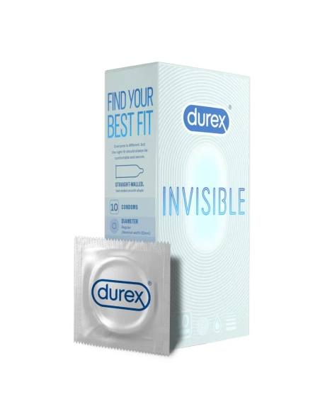 Extra vékony érzékeny óvszer Durex Invisible 10 db