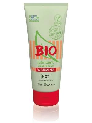 Melegítő síkosító gél HOT BIO Warming Vegán Vízmelegített Glidant 100ml