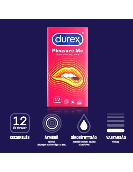 Óvszer Durex Emoji PleasureMe 12 db