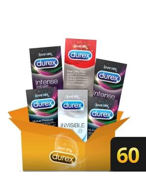 Durex Premium csomag óvszer az extra élvezetért 6x10 db