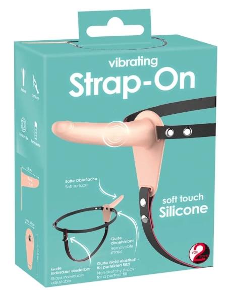 You2Toys Strap-On újratölthető hevederes vibrátor