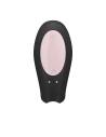 SATISFYER Double Joy Black intelligens páros vibrátor