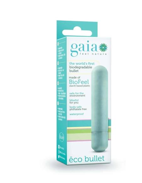 Gaia Eco Bullet vibrátor - Türkiz