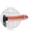 Rugalmas vibrátor King Cock 8 hajlítható, élethű vibrátor 25cm