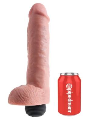 Spriccelő vibrátor King Cock 11élethű spriccelő vibrátor 28cm